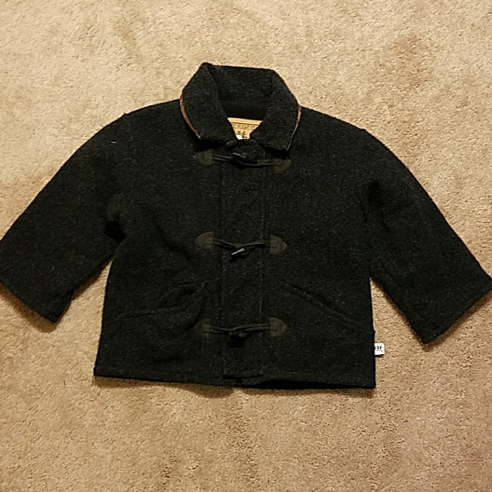 Corky's Kids Gray Wool Toggle Coat